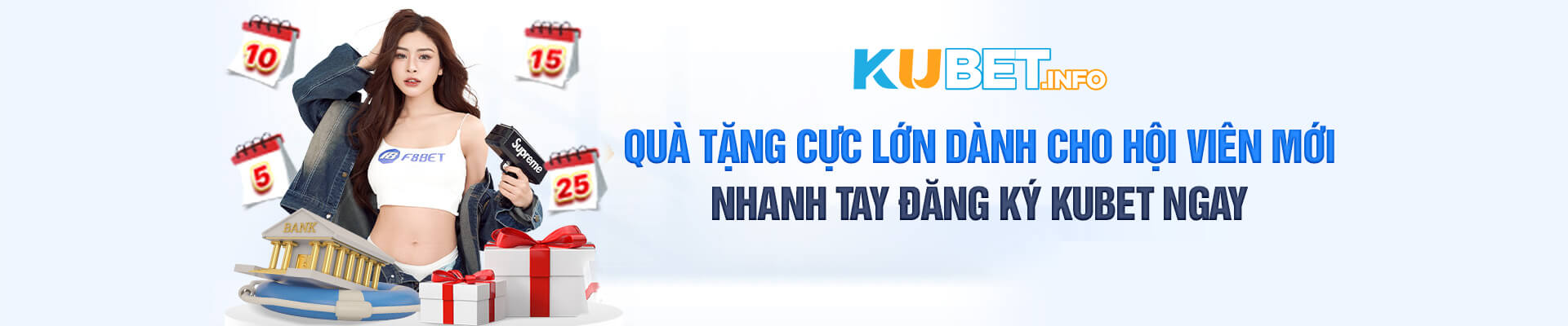Quà tặng cực lớn dành cho hội viên mới, nhanh tay đăng ký Kubet ngay