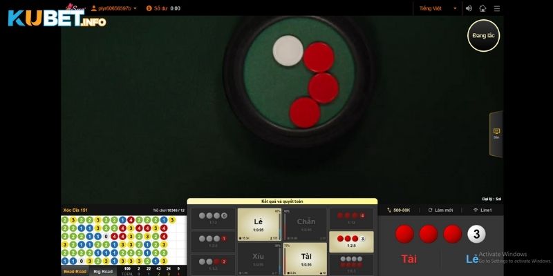 Bỏ túi cách chơi Xóc Đĩa Kubet bất bại